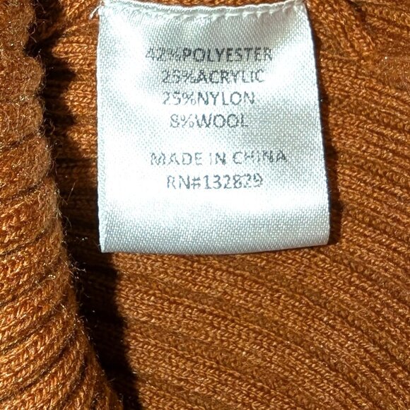 House of Harlow 1960 X Revolve | Dove Rib Sweater in Rust Orange Brown | Medium - Picture 8 of 11